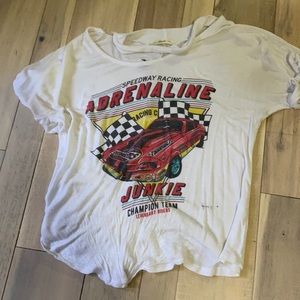 Cute tshirt with race car